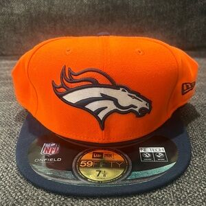 New fitted Denver bronco hat